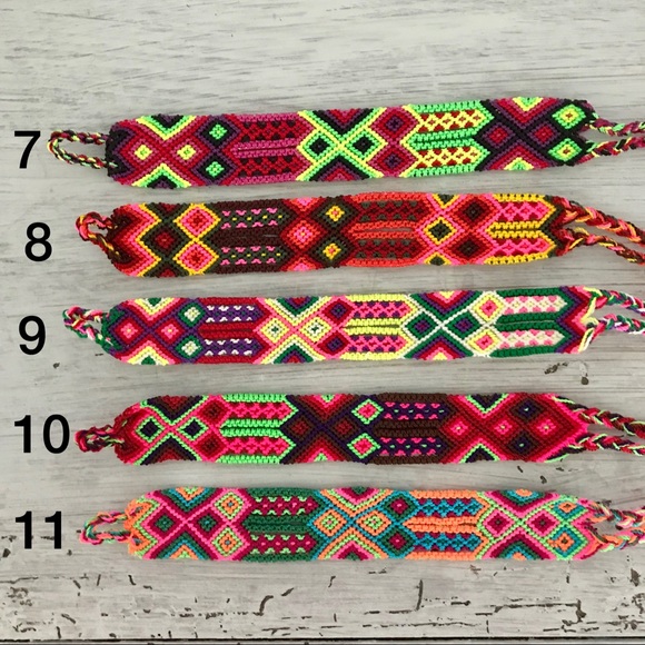 Handmade Colorful Friendship Bracelets - Picture 5 of 5